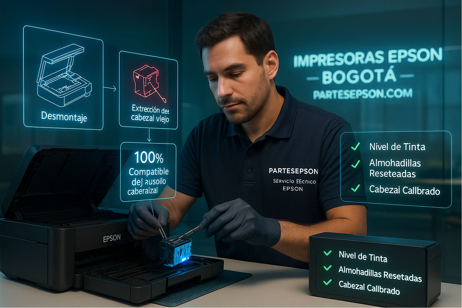 Mantenimiento De Impresoras Epson
